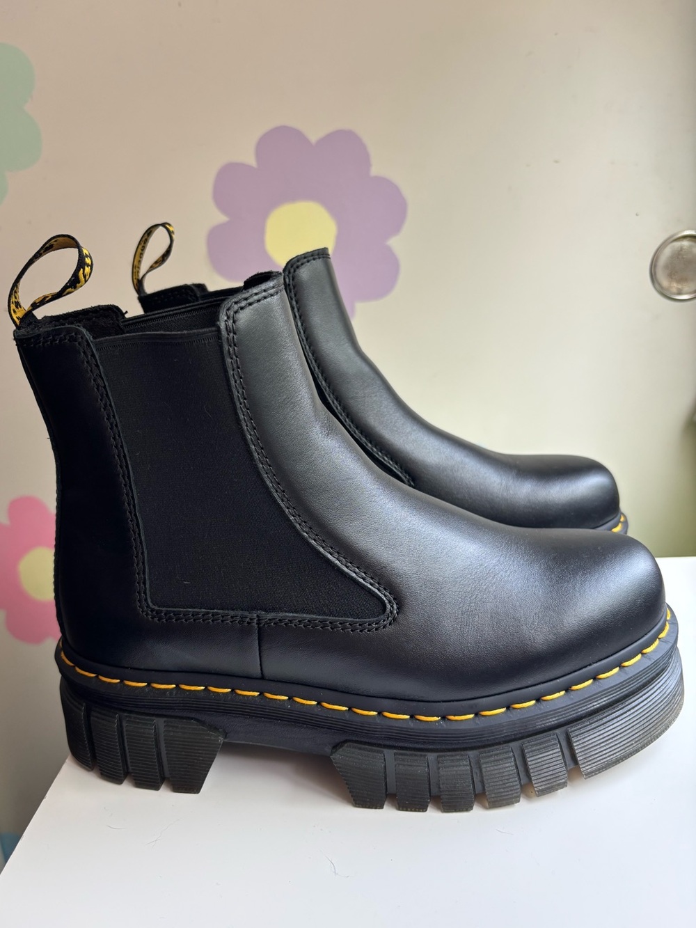 Dr Martens platform boots